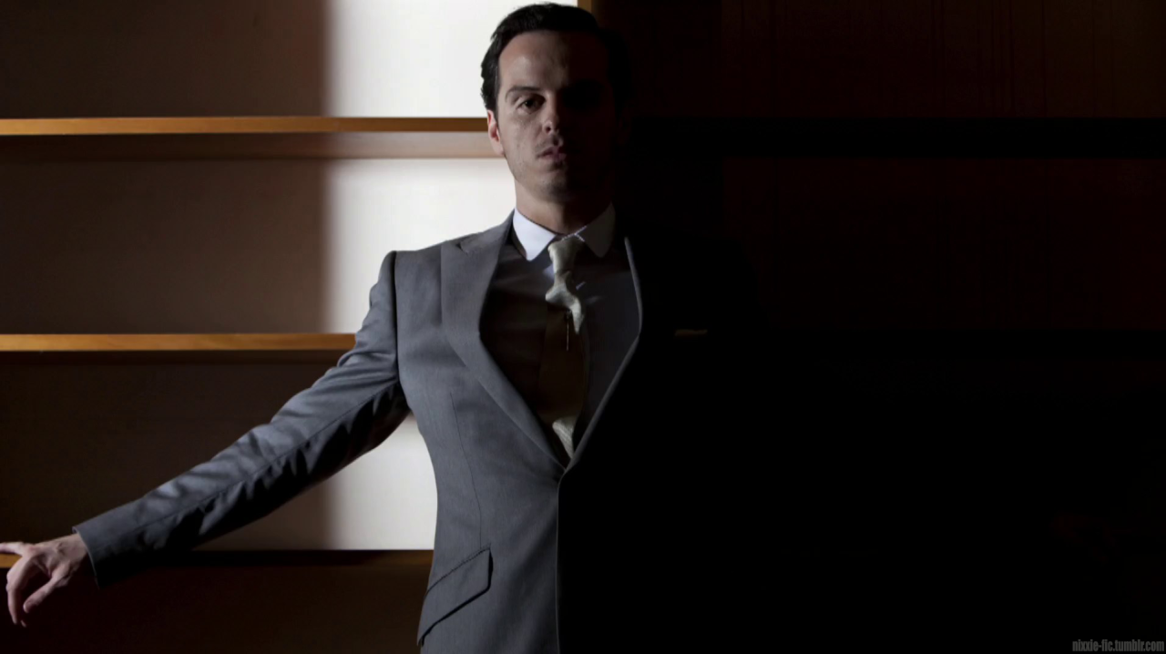 nixxie-fic:  Oh My Good Lord! *fans self* Promo Pictures - Andrew Scott as Jim Moriarty