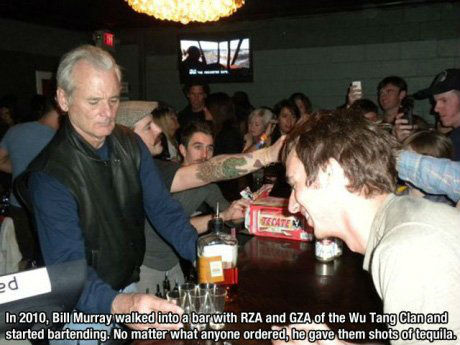 ifonlywewereamoungstfriends:  deathcabforkehan:  shipwreckedatseaa:  jakehellrose:  gnarville:  Proof that Bill Murray really is the most interesting man in the world.  That’s why I love this guy.  bill fuckin murray  my hero     LEGENDARY