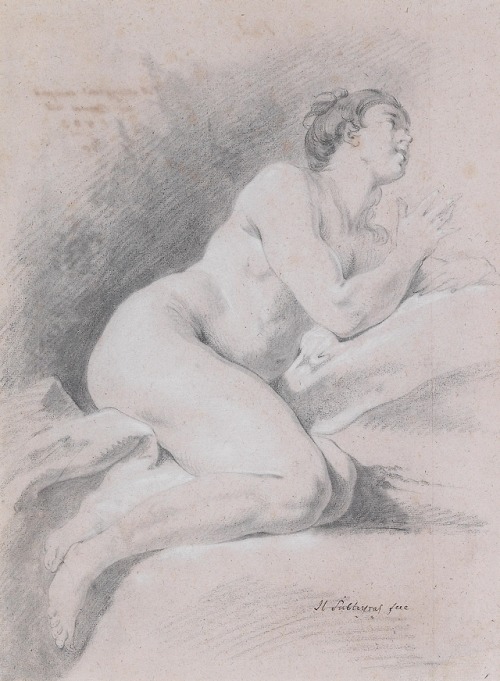 Hugues Taraval (1729–1785)A female nude, 1803