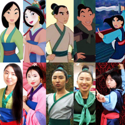 mozzarella-cosplay:  azriellaveraon:  dailylifeofadisneyfreak:  the-angels-gonna-play:  mozzarella-cosplay:  Apparently putting photos of the original and the cosplay side by side is currently a popular thing to do! So here’s some of my Mulan ones! 