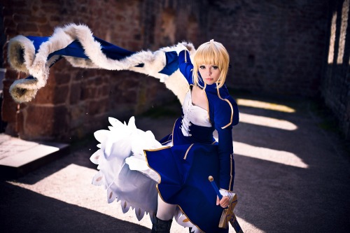 My Saber costume (without armors). She is one of my favorite characters &lt;3 photos by Midgard 