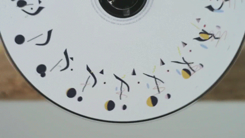 vimeo:  SOUR - “Life Is Music” by Space Shower Music The phenakistoscope animation in this music video was made possible by 189 spinning compact discs! 