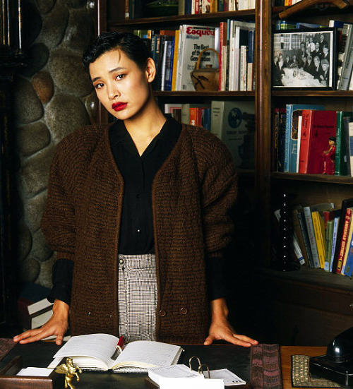 elizabitchtaylor:Joan Chen as Josie Packard in promotional photos for the first season of Twin Peaks