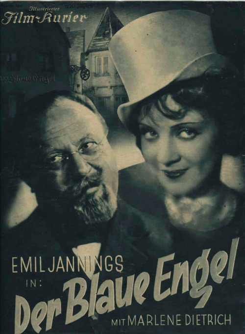 Cover of Film-Kurier, featuring Der Blaue Engel by Josef von Sternberg, 1930.