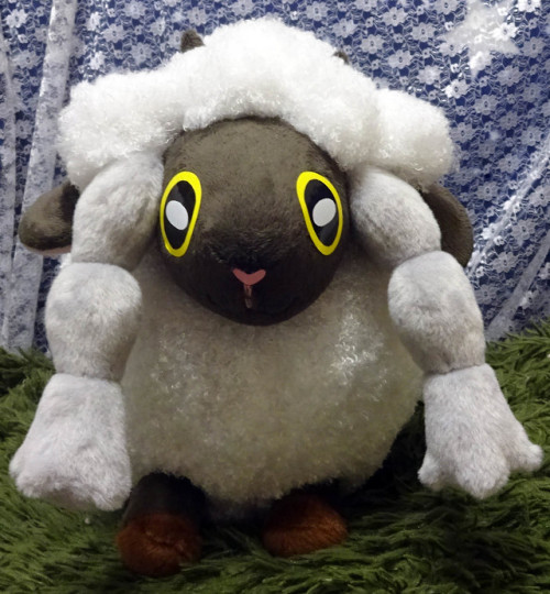 Finally found some time to complete a newbie :)Summer had passed, but there’s big (50x30 cm) Wooloo 