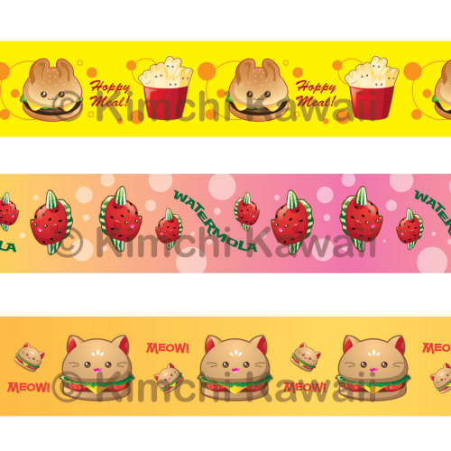 New washi tape designs have been added along with a new pledge tier if you just want these three des