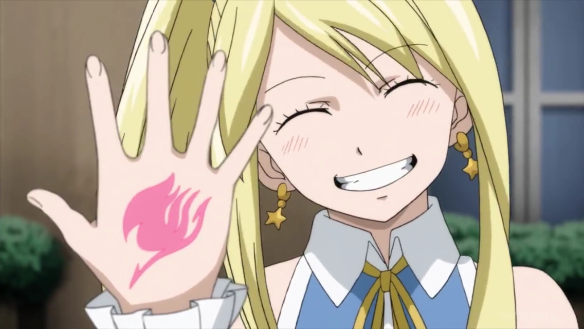 Nalu♡ on Tumblr: That gummy smile❤️ lucy needs more appreciation :(