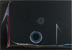thunderstruck9: Thomas Scheibitz (German, b. 1968), 101, 2002. Oil, pigment marker and vinyl on canvas, 170 x 240 cm.