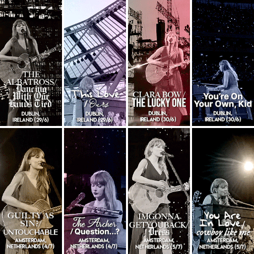 Surprise Songs On The European Leg Of The Eras Tour (x)