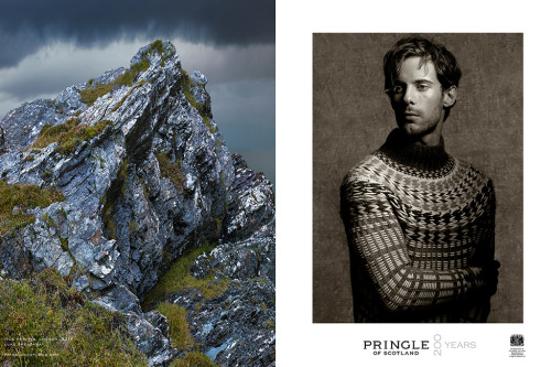 Paisajes fríos y sweaters son la mejor combinación del mundo. Y Pringle of Scotland, e