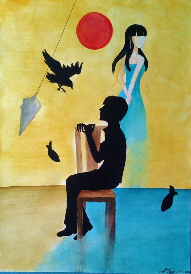 vintageanchorbooks:  Haruki Murakami inspires some pretty great fan art. 