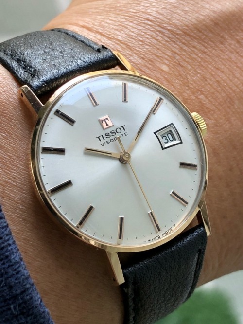 Tissot visodate 18k rose gold