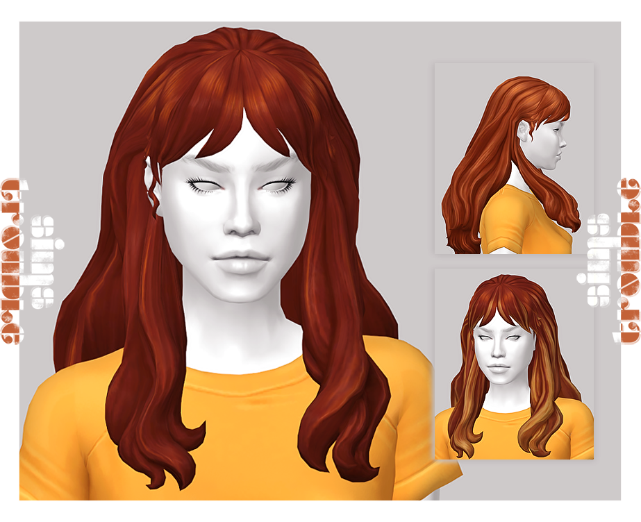 The Sims Resource - Ellie Hairstyle