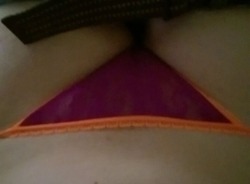 Saucy-Pink2:  Teen Slut Showing Me Her Panties And Pussy.