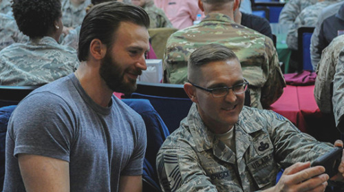 beardedchrisevans:USO Holiday Visit -  Incirlik Air Base Turkey