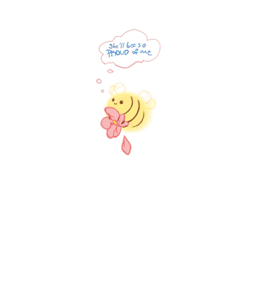 pheedenise:  pretty-transparents:  today i saw a bee flying off with a flower?  