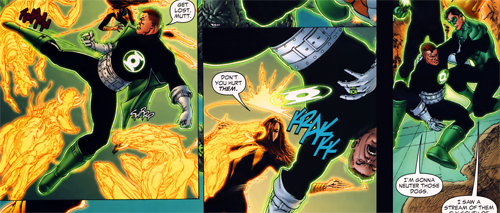 notagreenlantern:  A GuyKyle spam for every arc part 3 of IDK. Many? - Sinestro Corps War prelude