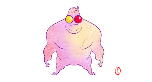 I was lucky enough to do some early designs for Globby for the Big Hero 6 Series. These were pretty 