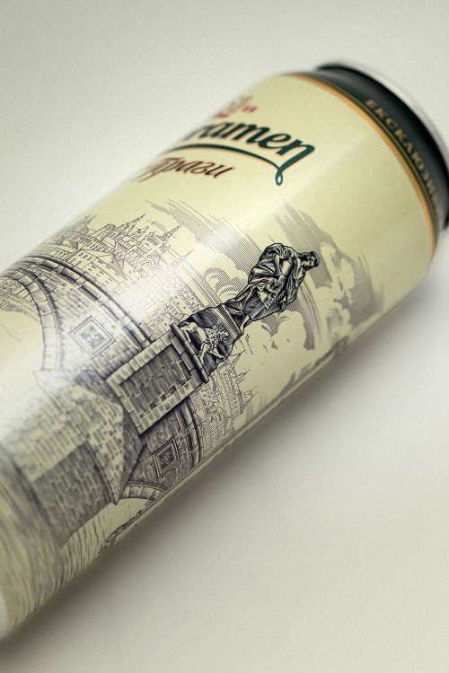 This limited edition Lager designed by BBDO celebrates Prague and the famous Carl&rsquo;s bridge.