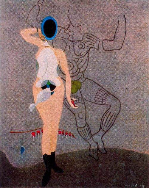 artist-ernst:  The Return of the Beautiful Gardener (Homage to women) by Max Ernst Size: 130.5x164 c
