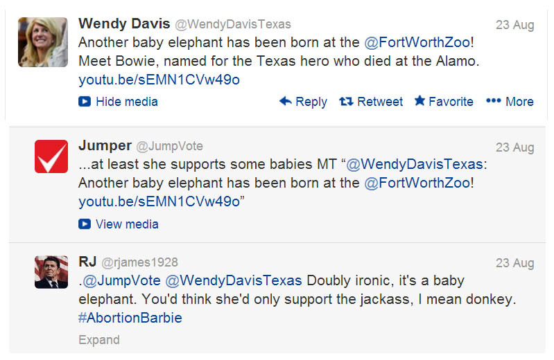 crissle:  wendy davis is a smart, progressive woman in a big ass red state. God bless