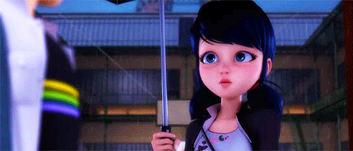 miraculousdaily:  #This scene is beautiful #Adrien gives Marinette something she