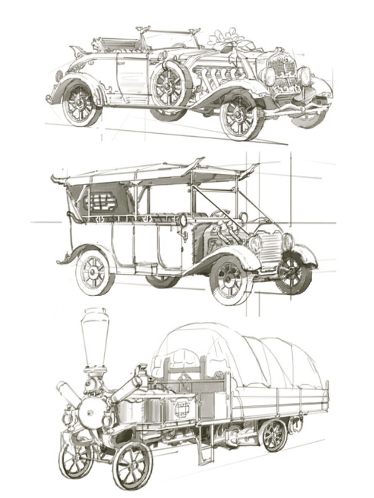 benditlikekorra:   MD: Steampunk-inspired, Asian-influenced vehicles populate the