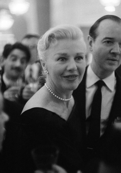 lovegingerogers: Ginger Rogers at Cannes Film Festivals, 1956.