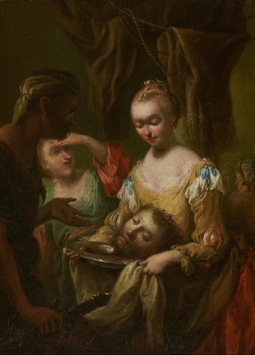 Johann Conrad Seekatz  (1719 - 1768)Salome with the head of Saint John the Baptist