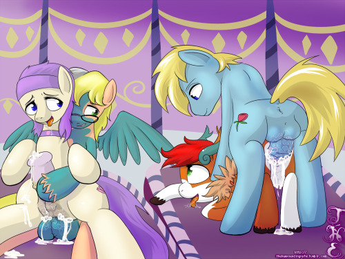 thehappyendingnsfw:  Paid appointment for Mr. Flask and Ms. Gust Gardar Hosts, Vera and Aster  Hotdamn o////o