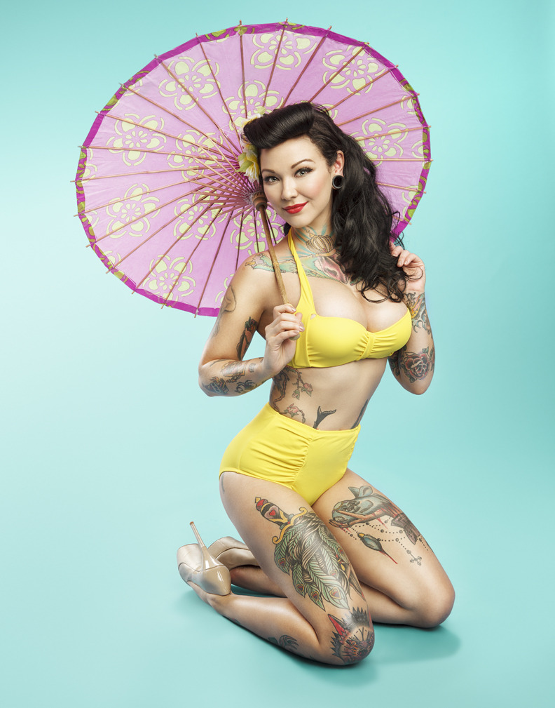  Pinup photo shoot for Inked Magazine Photography: Christian Saint - All Rights ReservedModels: