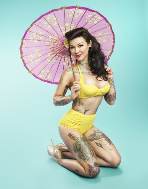 thechristiansaint: Pinup photo shoot for Inked Magazine Photography: Christian Saint - All Rights R