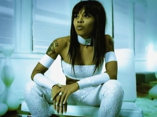 Left-Eye in Donell Jones’ video: “U Know What’s Up”