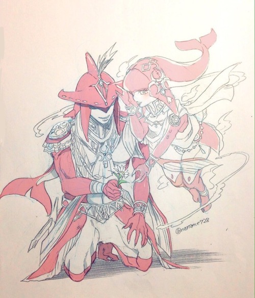 nanamename: Link,I want you to come Zora’s domain from main gate once in a while. That shrine 