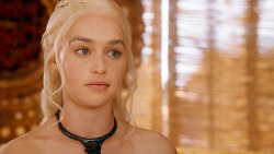followsmokey:  alice-doe:  followsmokey:  Doesn’t that collar suit her so well?  You’ve clearly never seen GoT  Well, it’s not my fault that the Dothraki never learned how to hypnotise their slave girls :P
