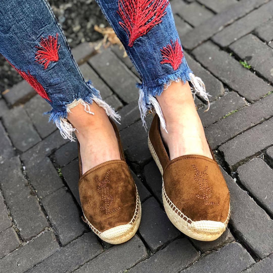 ysl loafers womens