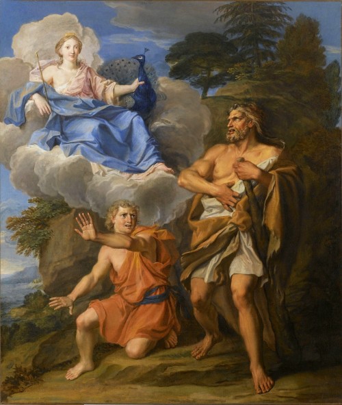 hildegardavon:Noël Coypel, 1628-1707Story of Hercules (Juno and Hercules), ca.1688, oil on canvas, 1