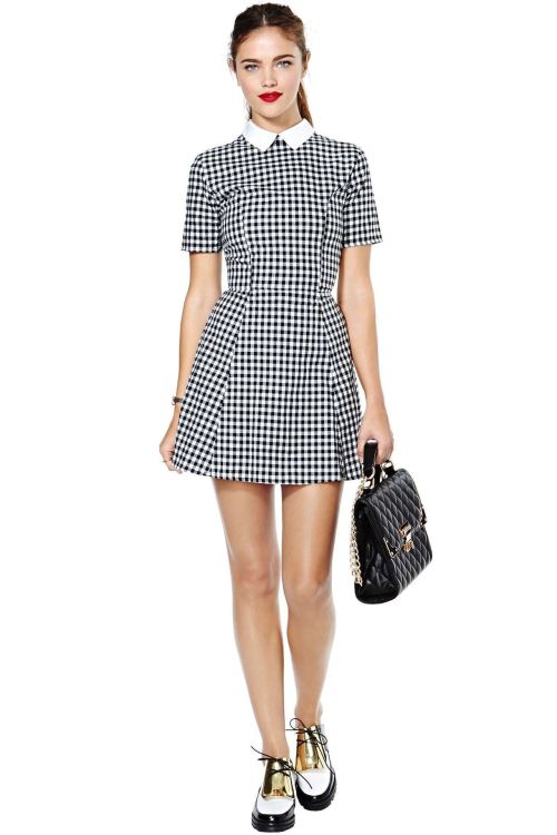 gingham dress