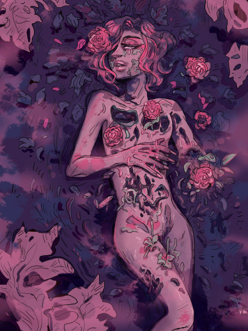 Naked people lying in a forest is my aesthetic. I suppose Lola is my de-stress oc whom I draw when I