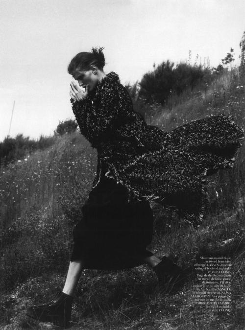 Sur la Route Niki Trefilova by David Sims for Vogue Paris October 2014