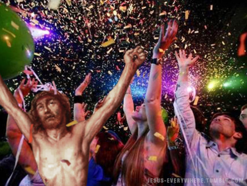 Jesus Ringing In The New Year In Style