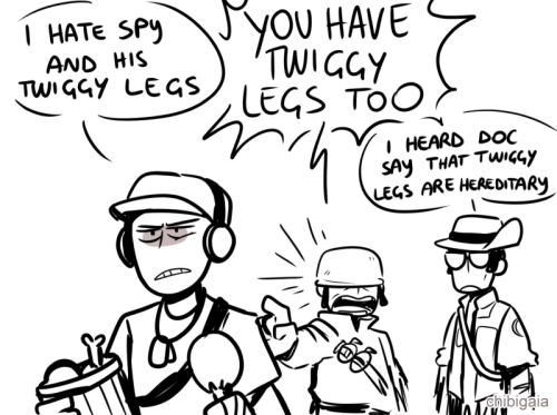 chibigaia-art:hello, here’s more tf2 doodles (pt1 of idk how many)