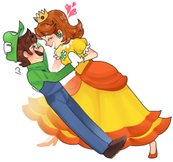 shagirma:  Just wanted to cherish my first ever otp  (BTW happy late birthday to the man in green, Luigi!)