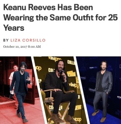 mjalti: 25 human years to Keanu is equivalent to like 2 minutes. he hasn’t changed outfits cuz he’s barely started his day 