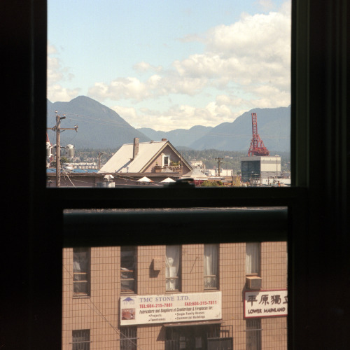 View North from home in Vancouver. June 2016. Benjamin Bradley.