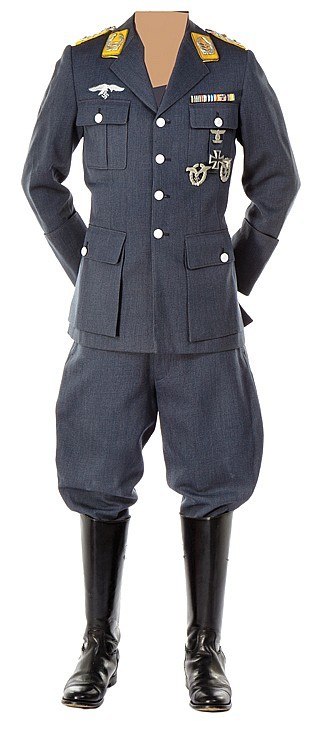 Werner Klemperer’s “Colonel Klink” uniform. From the TV series Hogan’s Heroes” (1965-1971).from Prof