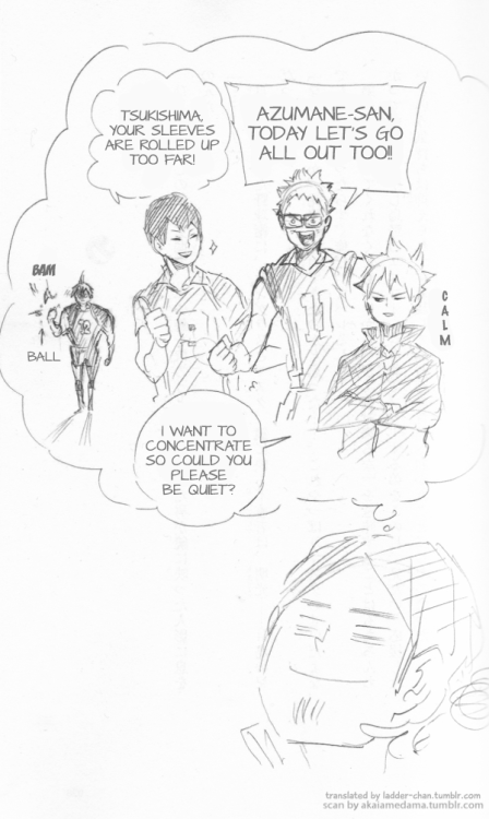 ladder-chan:Haikyuu!! Light Novel Vol 6 IllustrationSource: akaiamedama※Permission granted by the up