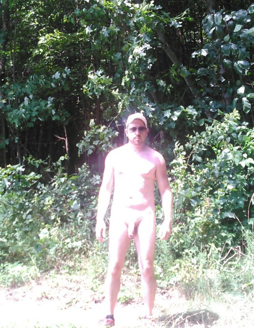 XXX Out nude Hiking on trails of Pennsylvania photo