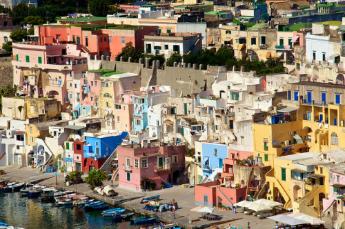 ysvoice:| ♕ |  Procida - colors of Corricella | by © Fernando W