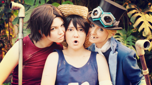 Portgas D. Ace - talchyMonkey D. Luffy - moirincosplaySabo - lucillessmilePicture and edit by kazena